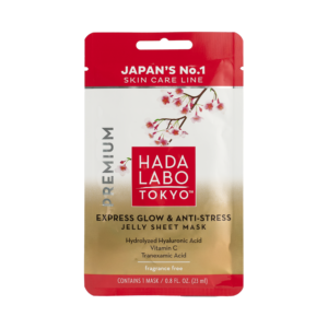 HADA LABO TOKYO EXPRESS GLOW & ANTI-STRESS JELLY SHEET MASK