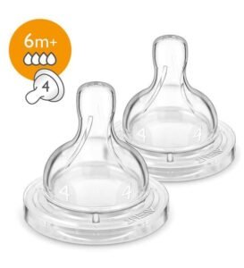 Avent – SCF634/27 – Tétine Anti-Colic 6 mois et + (Débit Rapide)