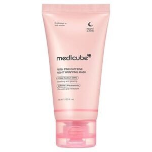 MEDICUBE PDRN Pink Caffeine Overnight Wrapping Mask 75g