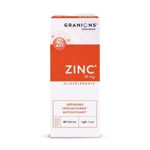GRANIONS ZINC 15 MG B60 GÉLULES
