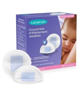 Lansinoh Coussinets d’allaitement jetable Blue Lock – 24 unités