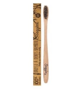 SAGYÈNE BROSSE À DENTS BAMBOU AUX POILS DE CHARBON ACTIF