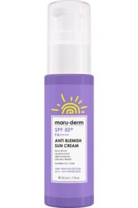 MARUDERM SPF50+ PA++++ CREME SOLAIRE ANTI BLEMISH 50ML