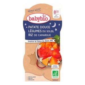 BABYBIO – BOL BONNE NUIT PATATE DOUCE LEGUMES 2 X 200 G