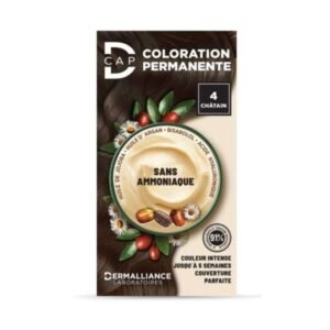 D-CAP COLORATION PERMANENTE N 4 CHATAIN