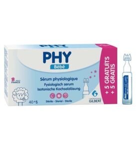 GILBERT PHY SERUM PHYSIOLOGIQUE 40*5 ML