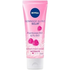 Nivea Gommage au riz Eclat Framboises bio & riz bio 75ml
