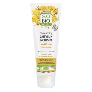 SO BIO SHAMPOING NOURRISSANT AU BEURRE DE KARITE ET CERAMIDE D'ARGAN 250ML