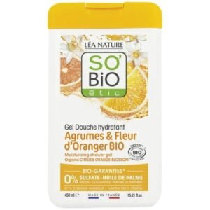 SO BIO GEL DOUCHE AGRUMES FLEURS D'ORANGER 450ML