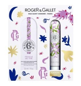 Roger & Gallet Coffret FEUILLE DE THE EAU PARFUMÉE 30ml + Crème Mains