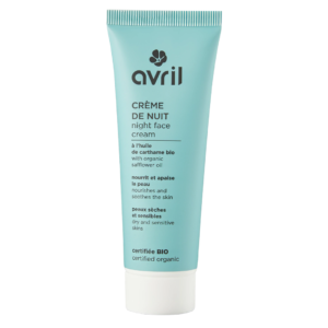 Avril Creme De Nuit Peaux Seches Et Sensibles 50ml