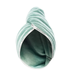 Bjorn Axen Serviette Turban Pour Cheveux Verte