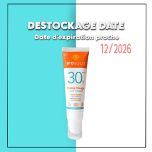 BIOSOLIS CREME VISAGE SPF 30 50ML – DESTOCKAGE DATE