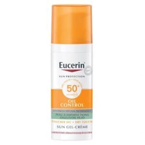 EUCERIN SUN TOUCHER SEC GEL CRÈME HUILE CONTROLE