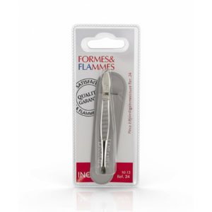Formes&Flammes Pince A Epiler Acier Forge Nikele Longue Mors Carres 9cm Refrence 18
