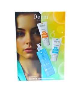 IDerm Coffret Routine Zero Irritation  Gel surgras+Creme hydratant+Ecran