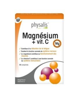 Physalis Magnesium + Vit C 30 Comprimès