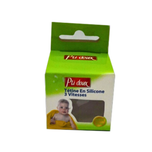 Pti Doux Tetine Large 3 Vitesses En Silicone