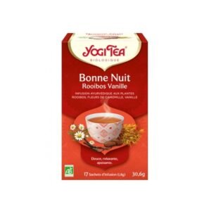 YOGI TEA BONNE NUIT ROOIBOS VANILLE 17 X 2G
