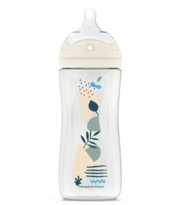 DODIE Biberon Anti-Colique Débit 2 Bleu 6 mois et plus 330ml